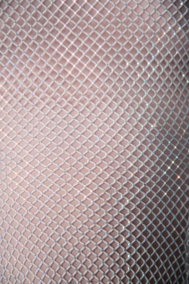 Oh Polly Juni Embellished Lace Up Back Mini Dress N80H47 Silver