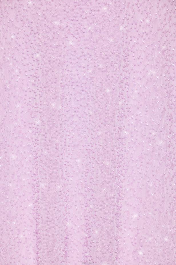 Oh Polly Salerno Embellished Multi Wear A-Line Mini Dress N80H9 Lilac