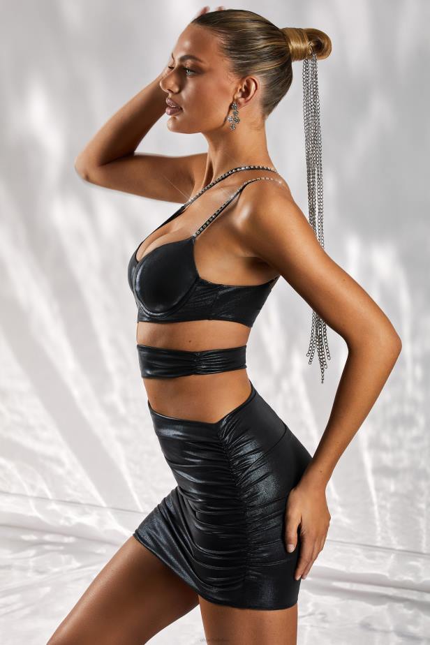 Oh Polly Secret Desire Cut Out Mini Dress N80H426 Black