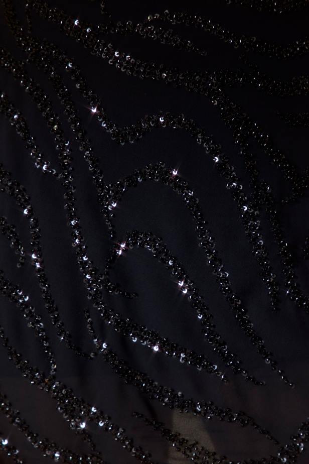 Oh Polly Luz Embellished A-Line Mini Skirt N80H772 Black